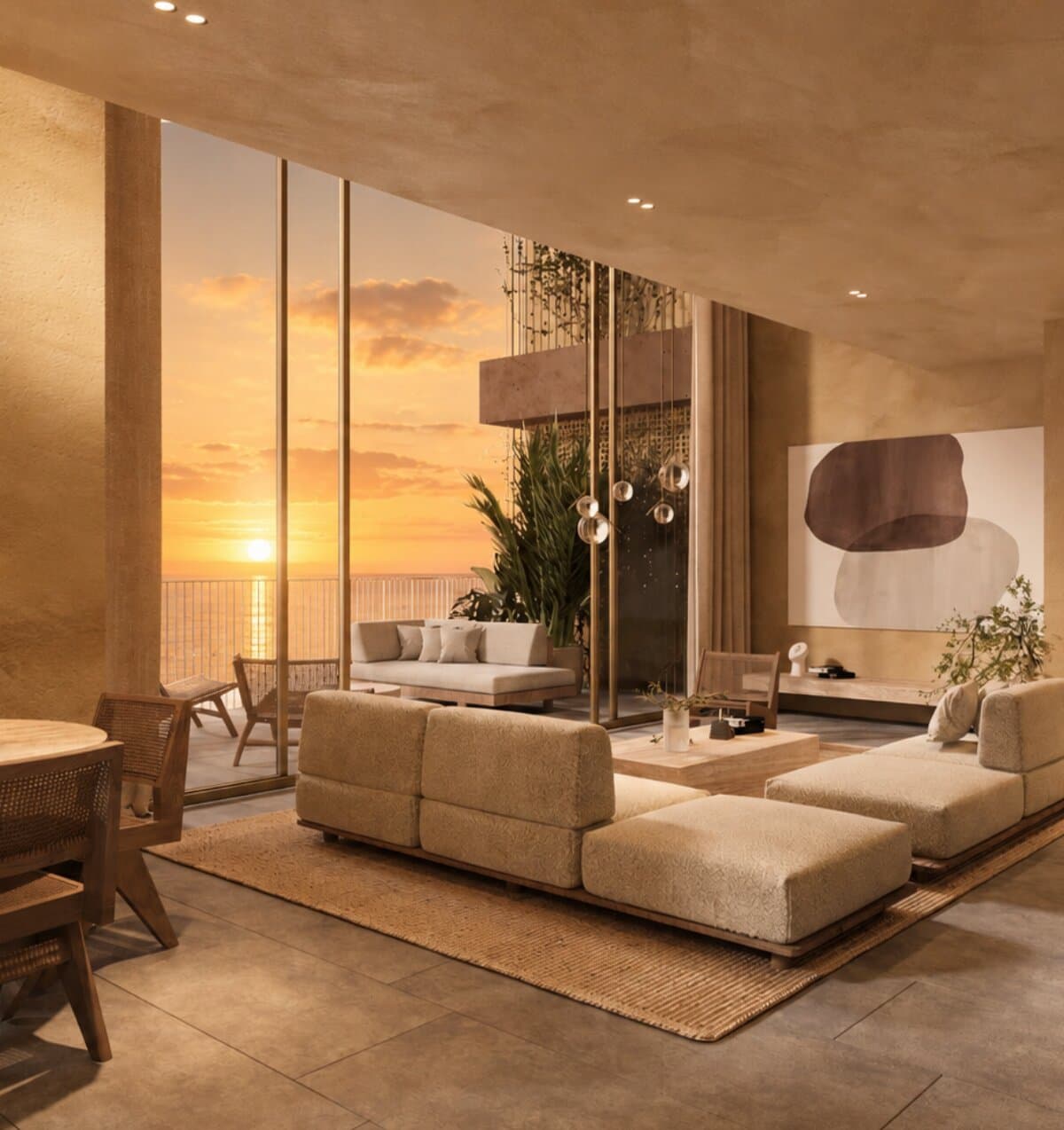Interior lobby